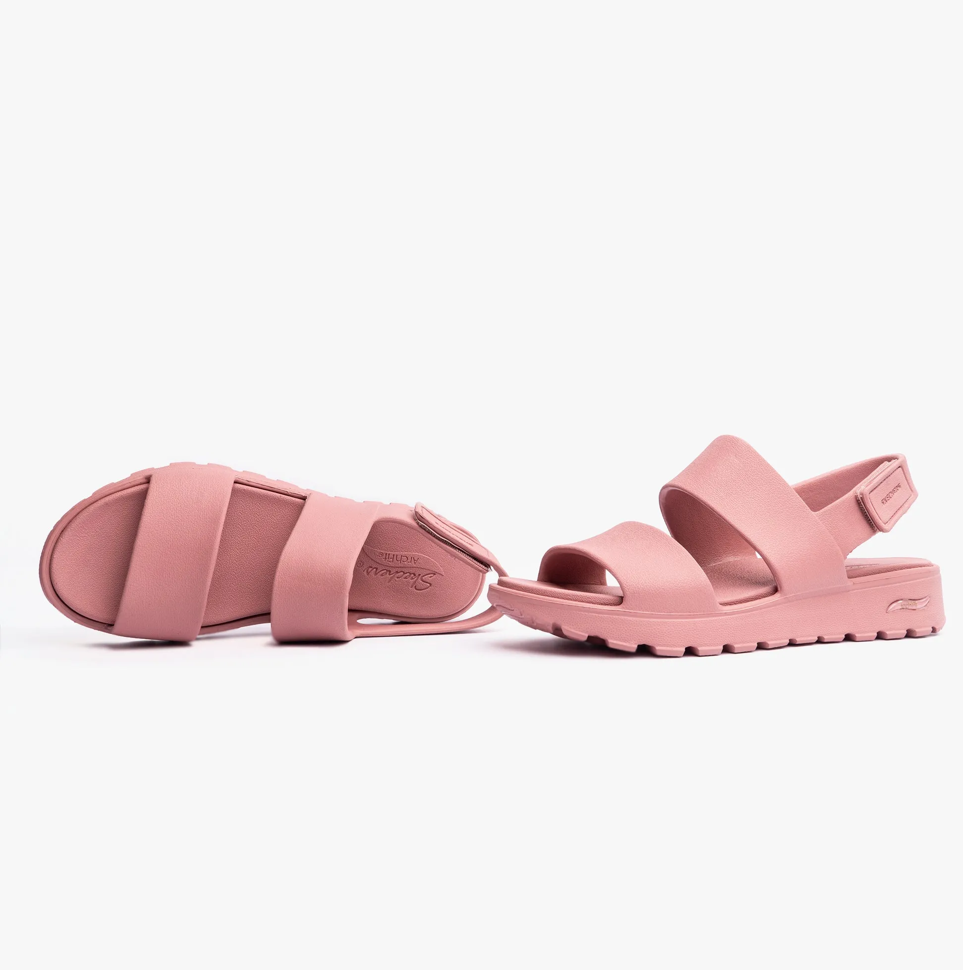 111380/ROS FOAMIES: ARCH FIT FOOTSTEPS - DAY DREAM Womens Sandals Rose