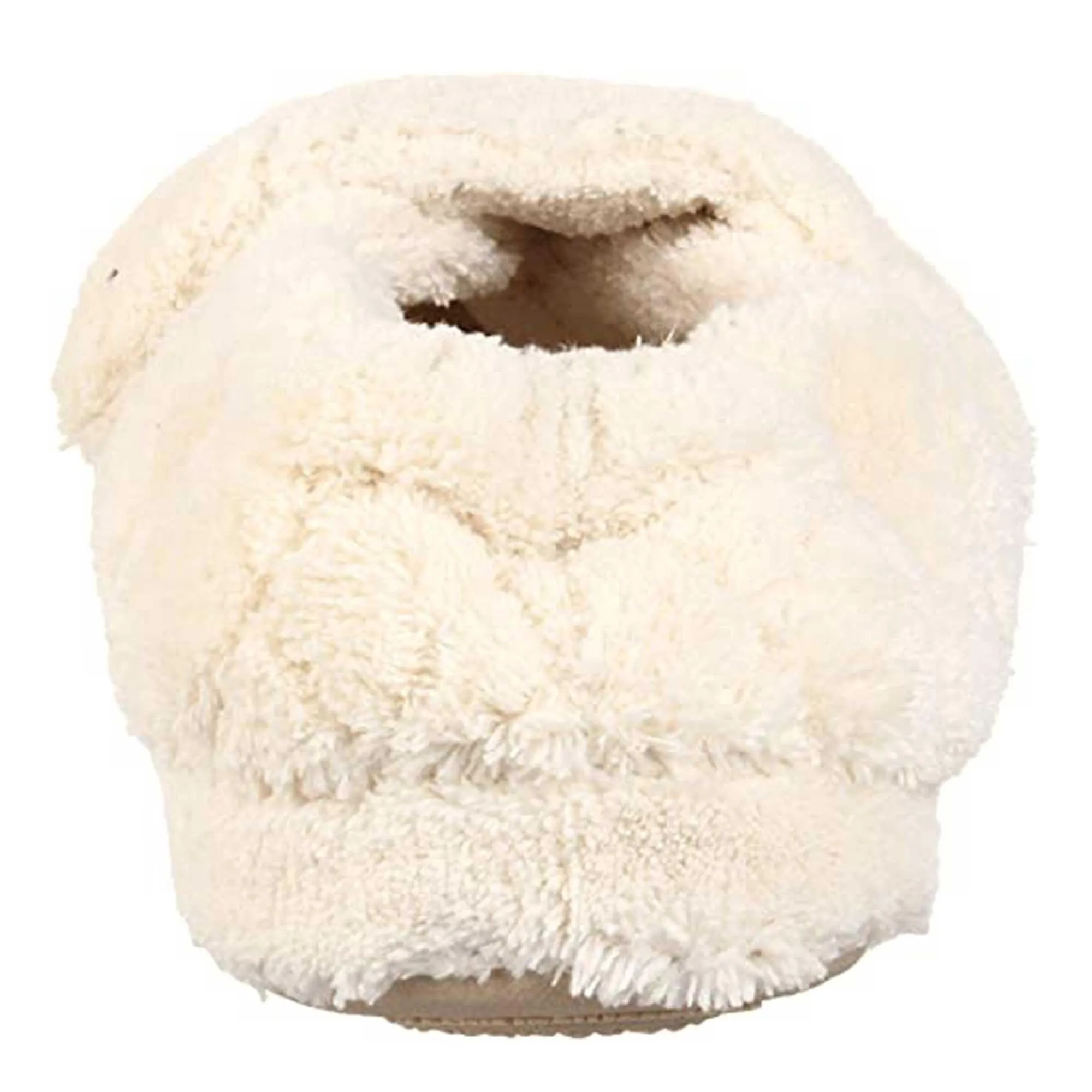 Acorn Women's Spa Slippers - Terry Adjustable Wrap, Natural, Medium | A10631-AAH-M
