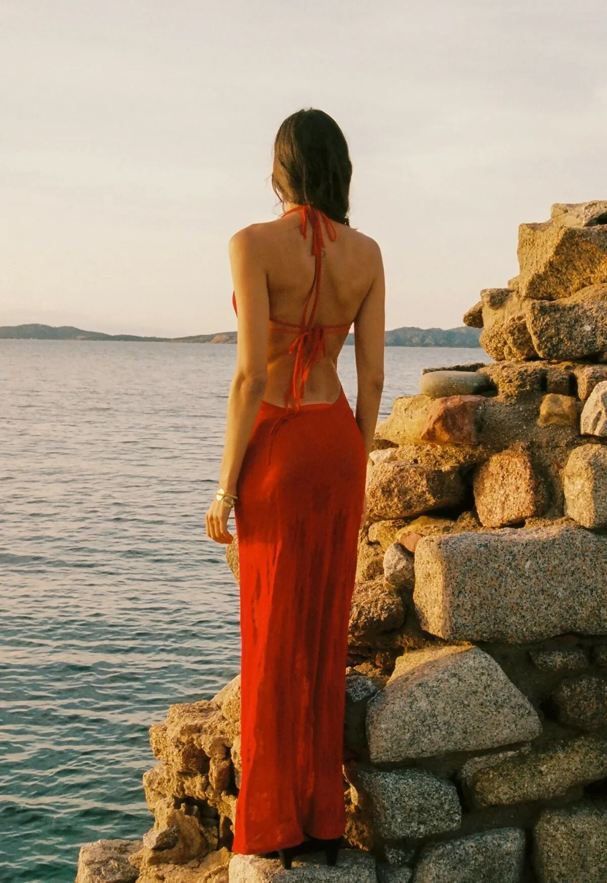Asta Resort Klara Dress in Rosa Red