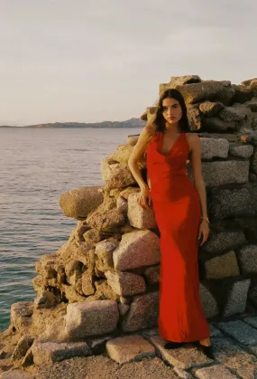 Asta Resort Klara Dress in Rosa Red