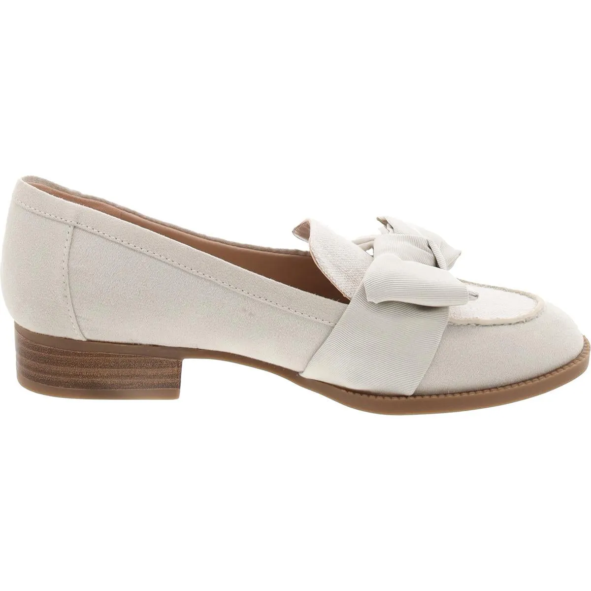 Bandolino Womens Lindio 2 Bow Woven Loafers