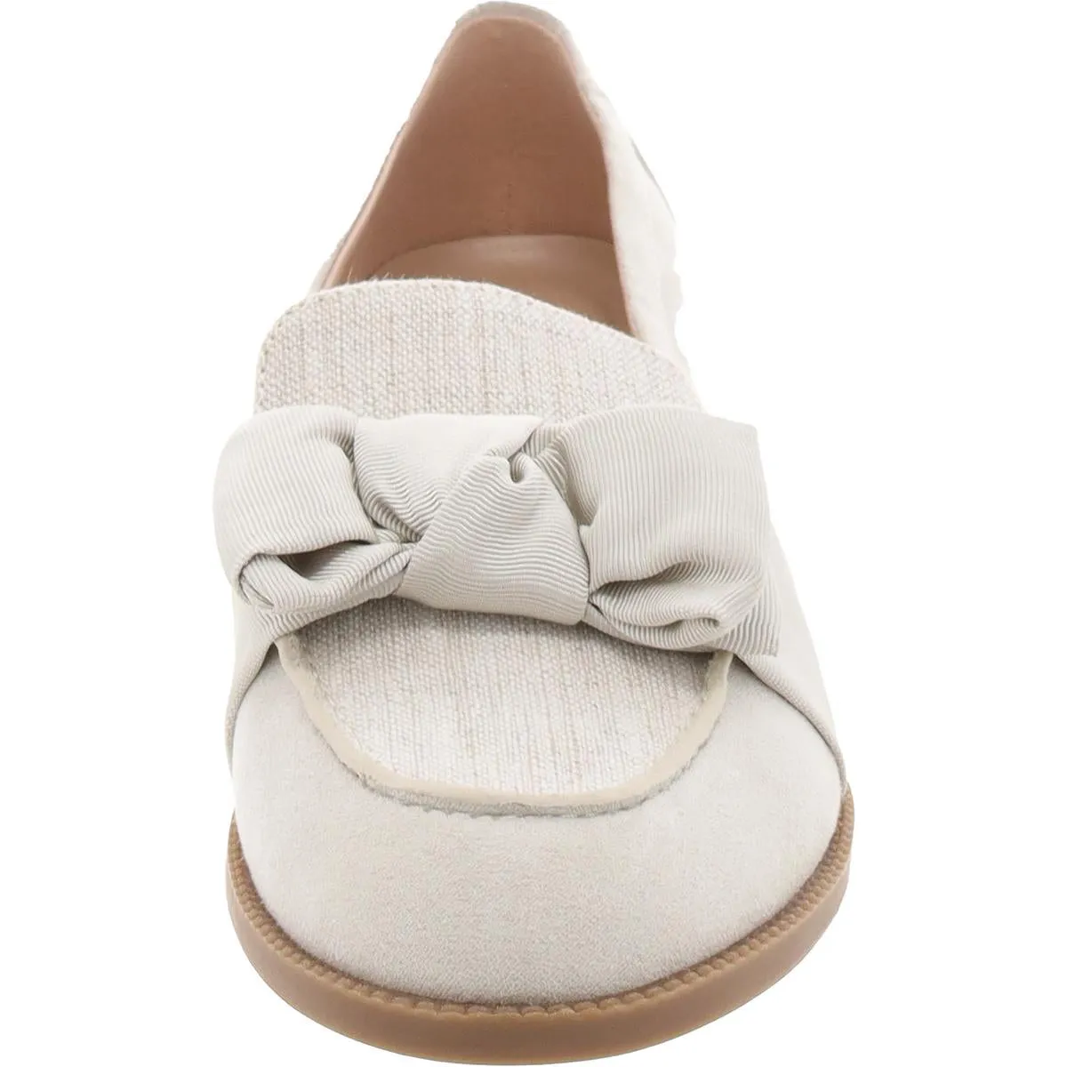 Bandolino Womens Lindio 2 Bow Woven Loafers
