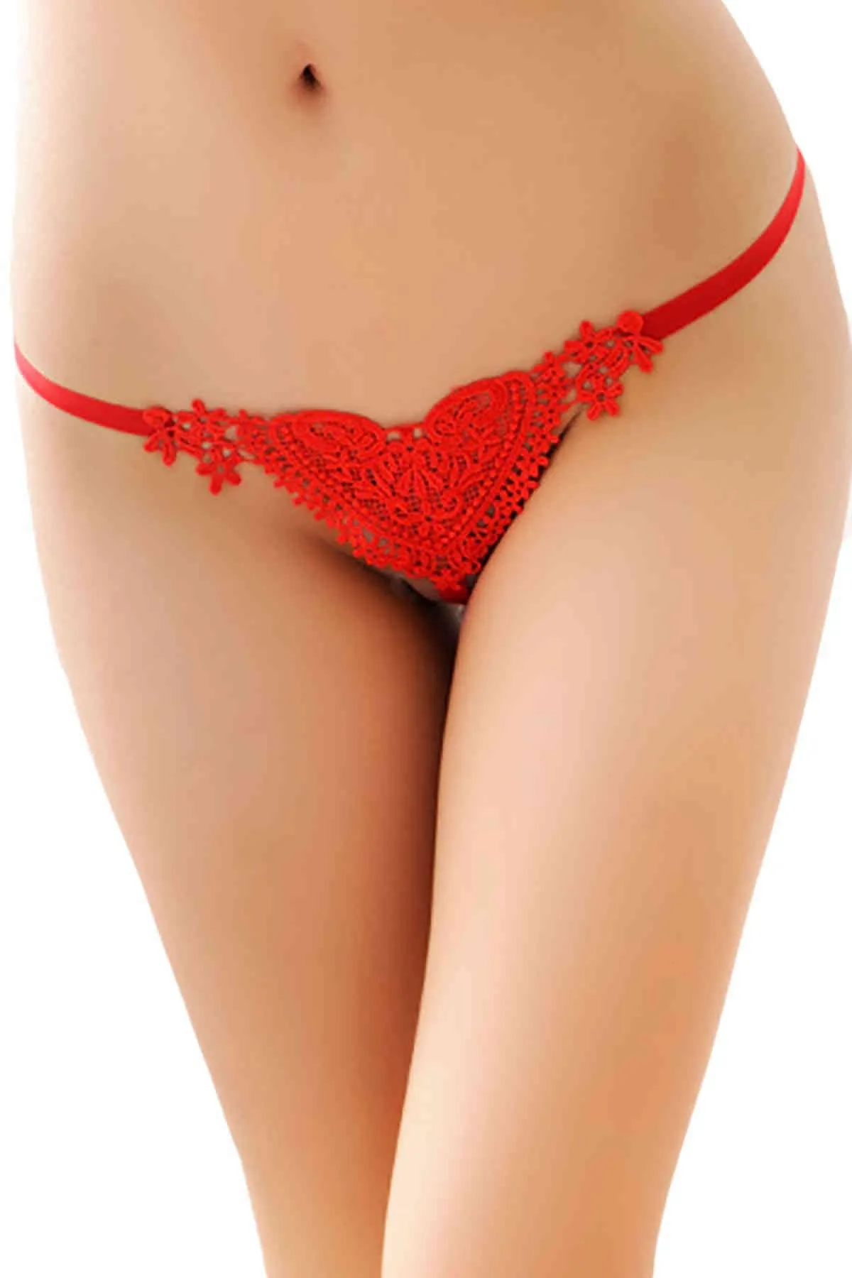 Beautiful and Stylish Hearted Pearl Thong for Women