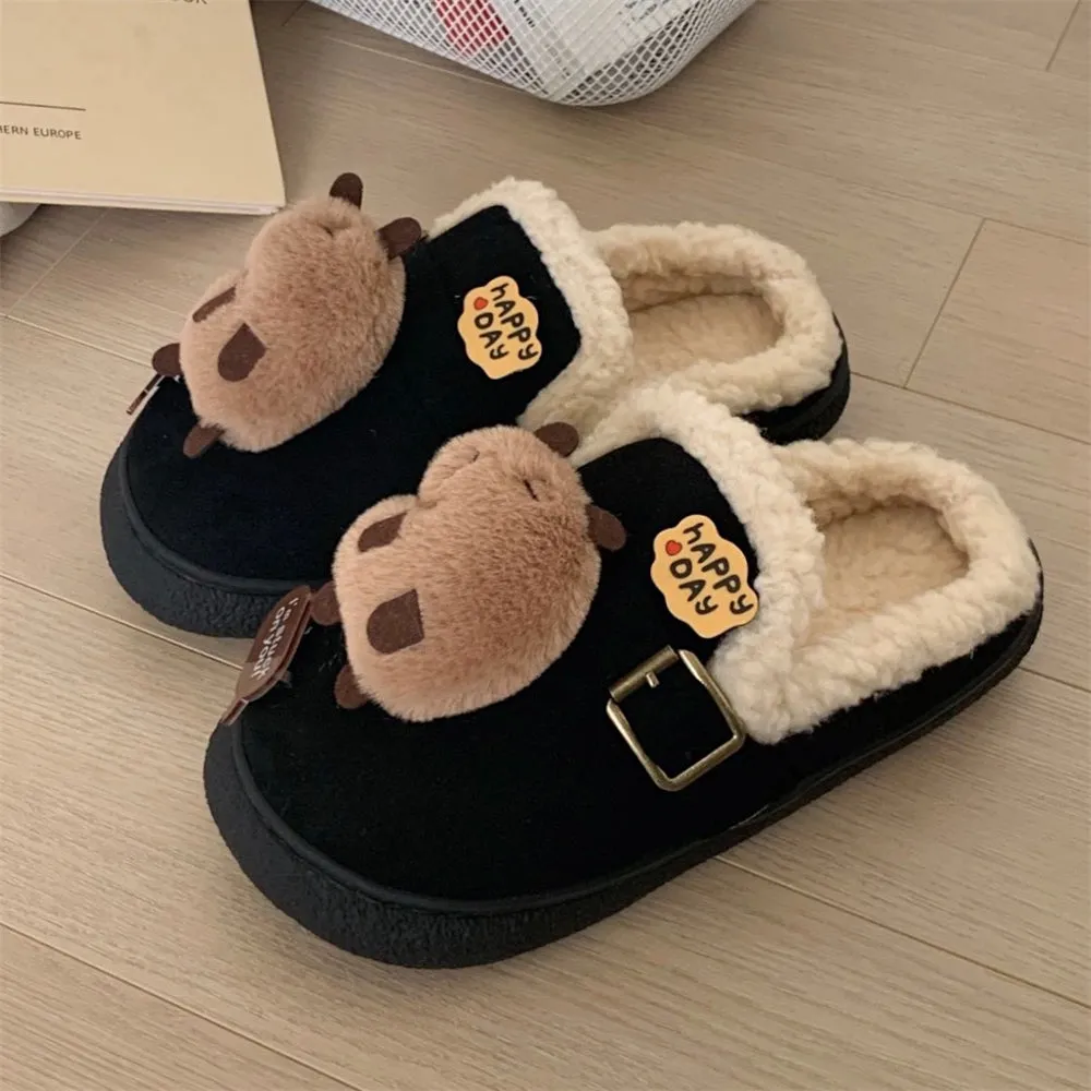 Capybara Fleece Slippers