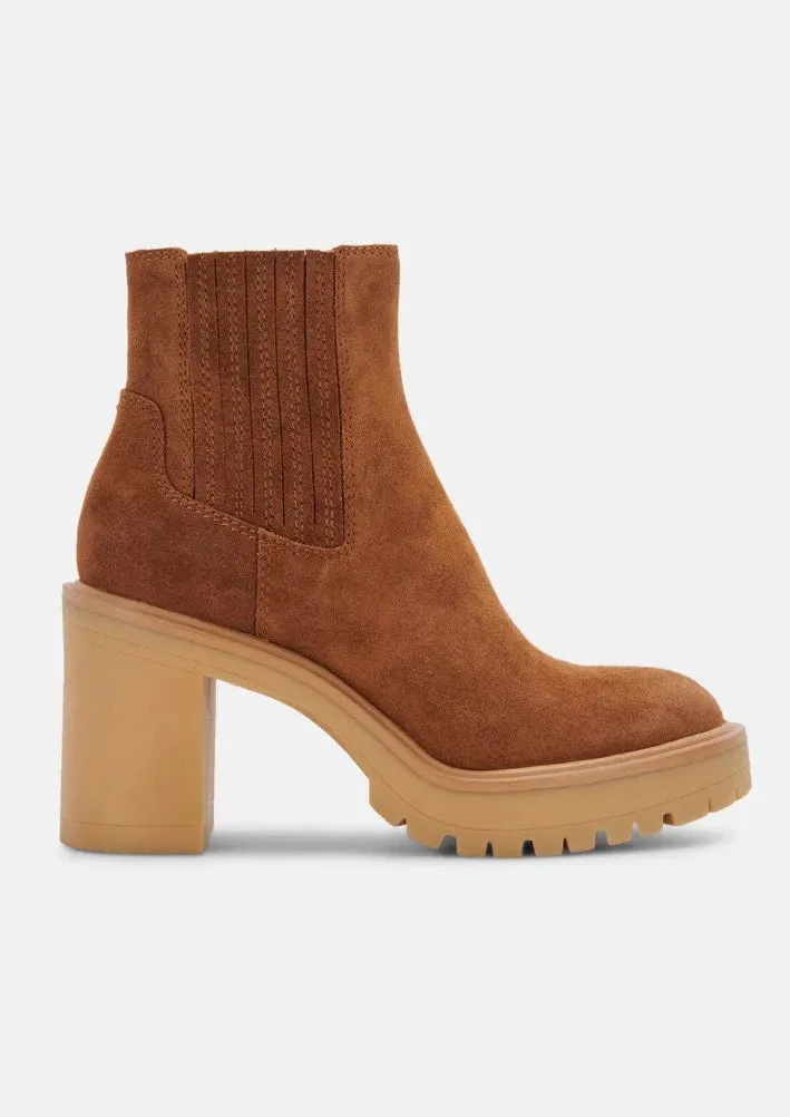 Caster H2O Booties | Camel Suede