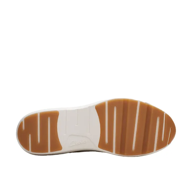 Clarks scarpa casual da donna Tivoli Zip 176650 D bianco sporco