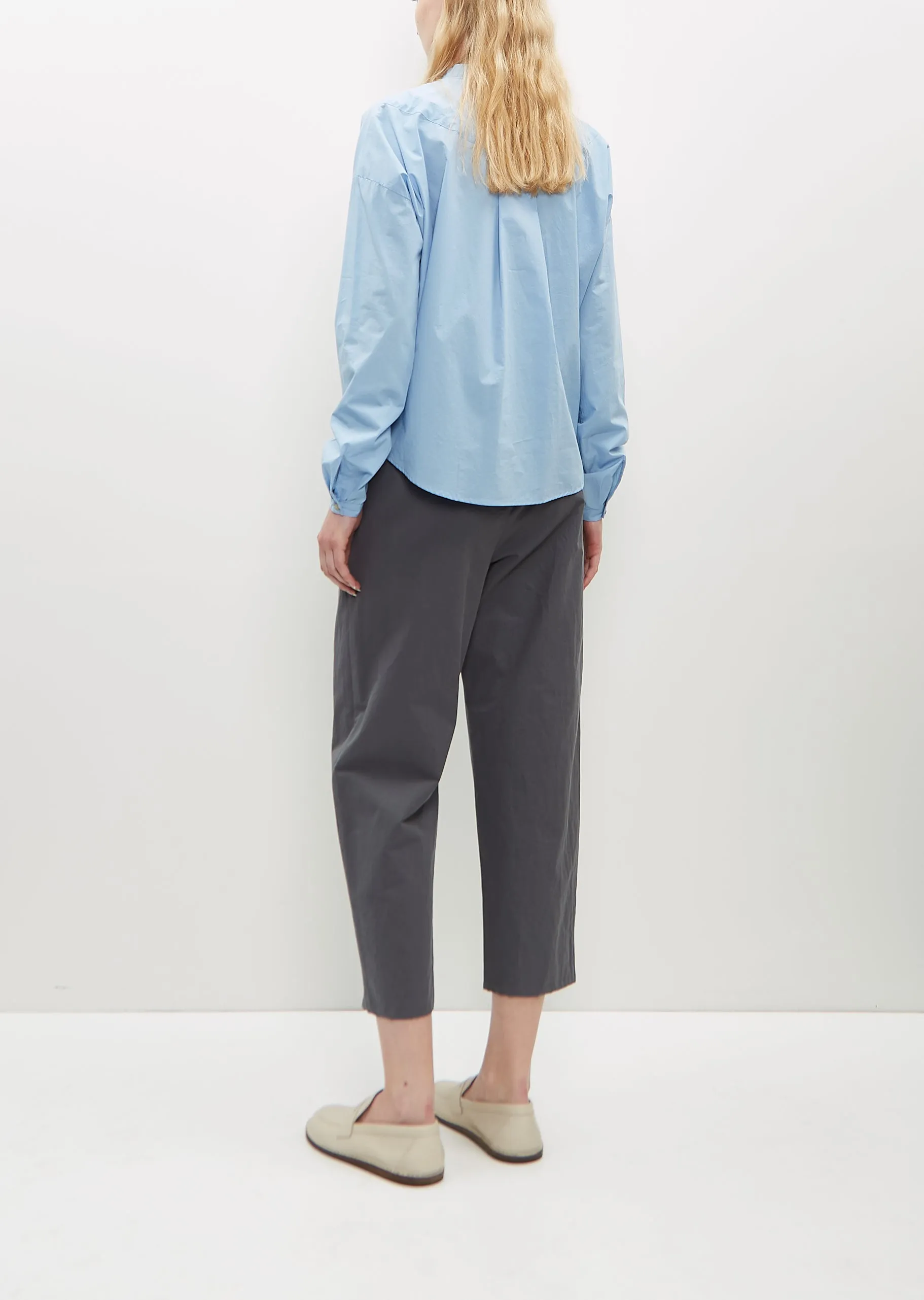 Cotton Cropped Tapered Pullon Pants