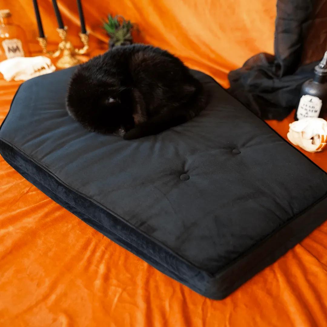 Critter Coffin - Coffin Shaped Memory Foam Pet Bed for Dogs & Cats