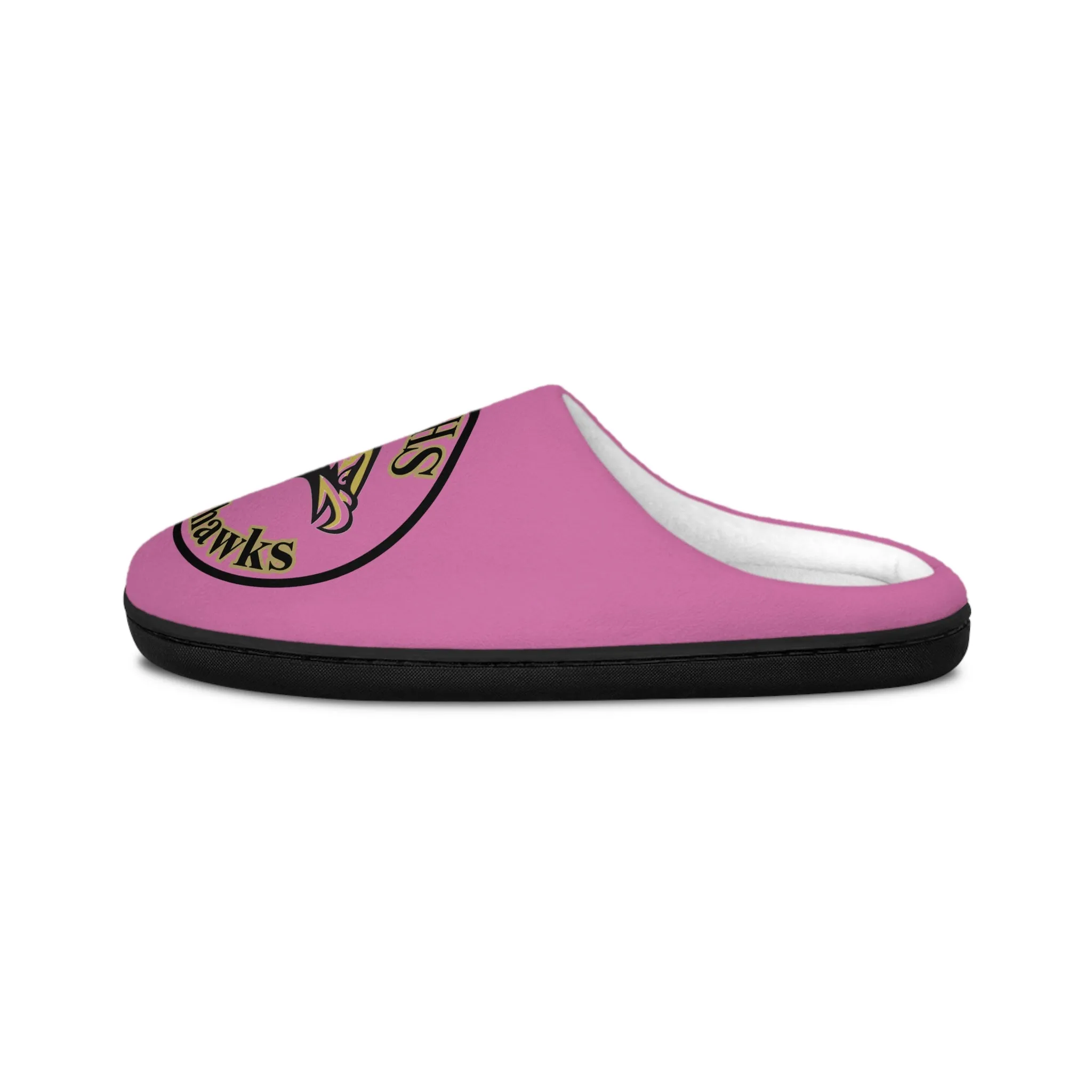 CVHS Blackhawk Circle Logo Women's Soft Flannel Fleece Indoor Slippers
