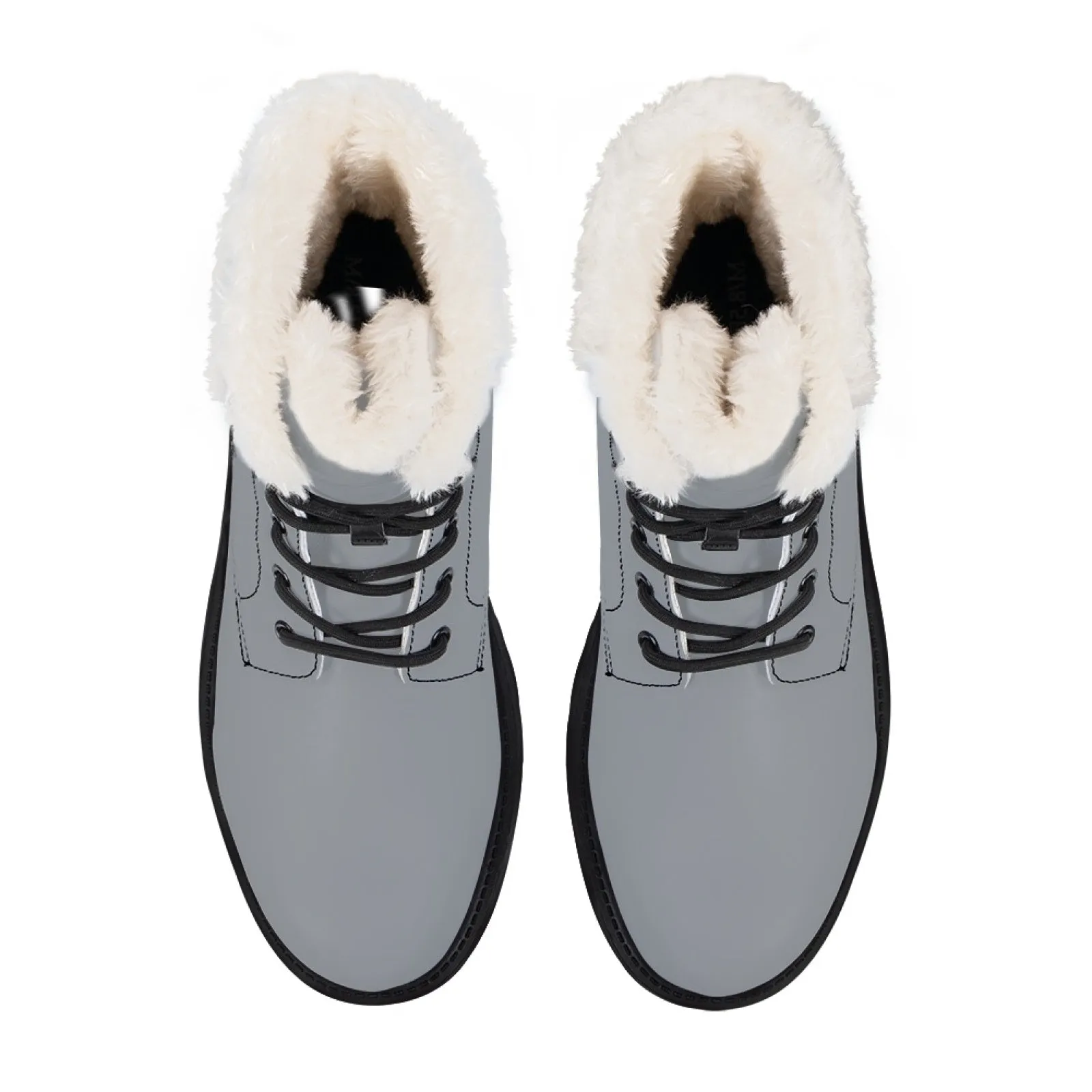 CVHS Seniors Rocker & 2025 Logo Women's Fur Top Combat Style Boots