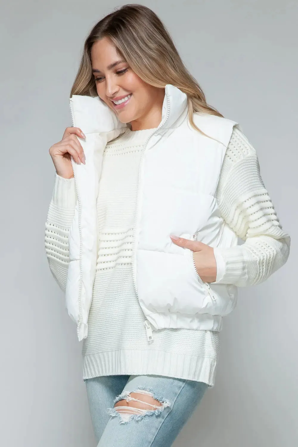 Fine Fur Lined Quilted Vest