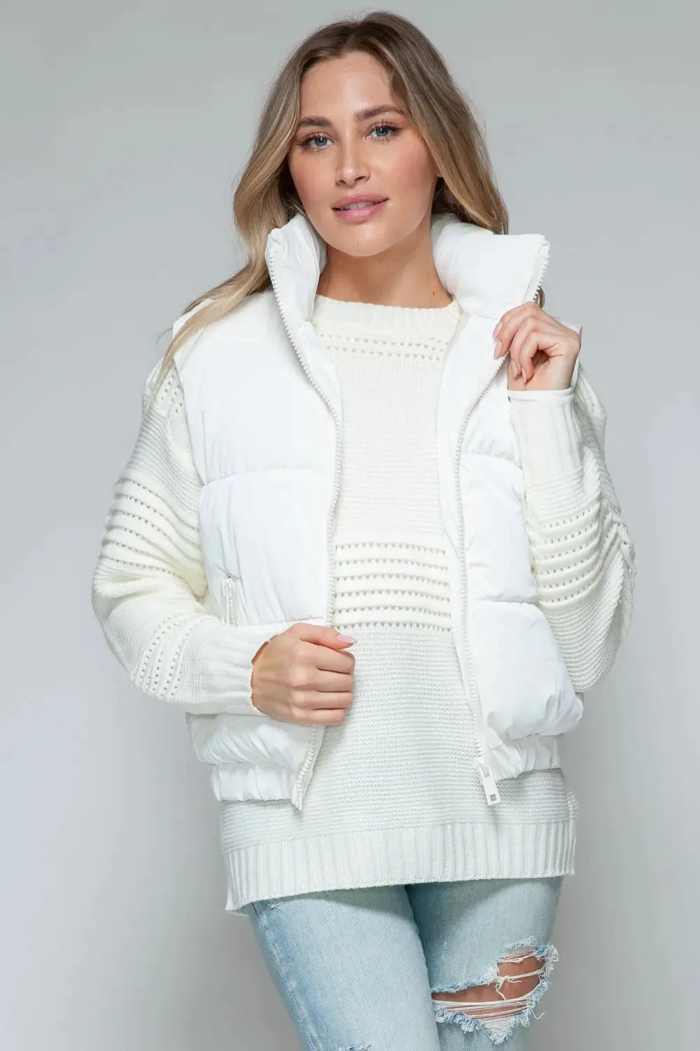 Fine Fur Lined Quilted Vest