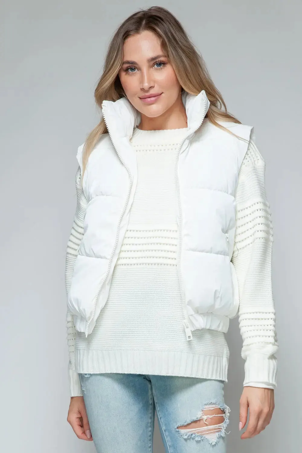 Fine Fur Lined Quilted Vest