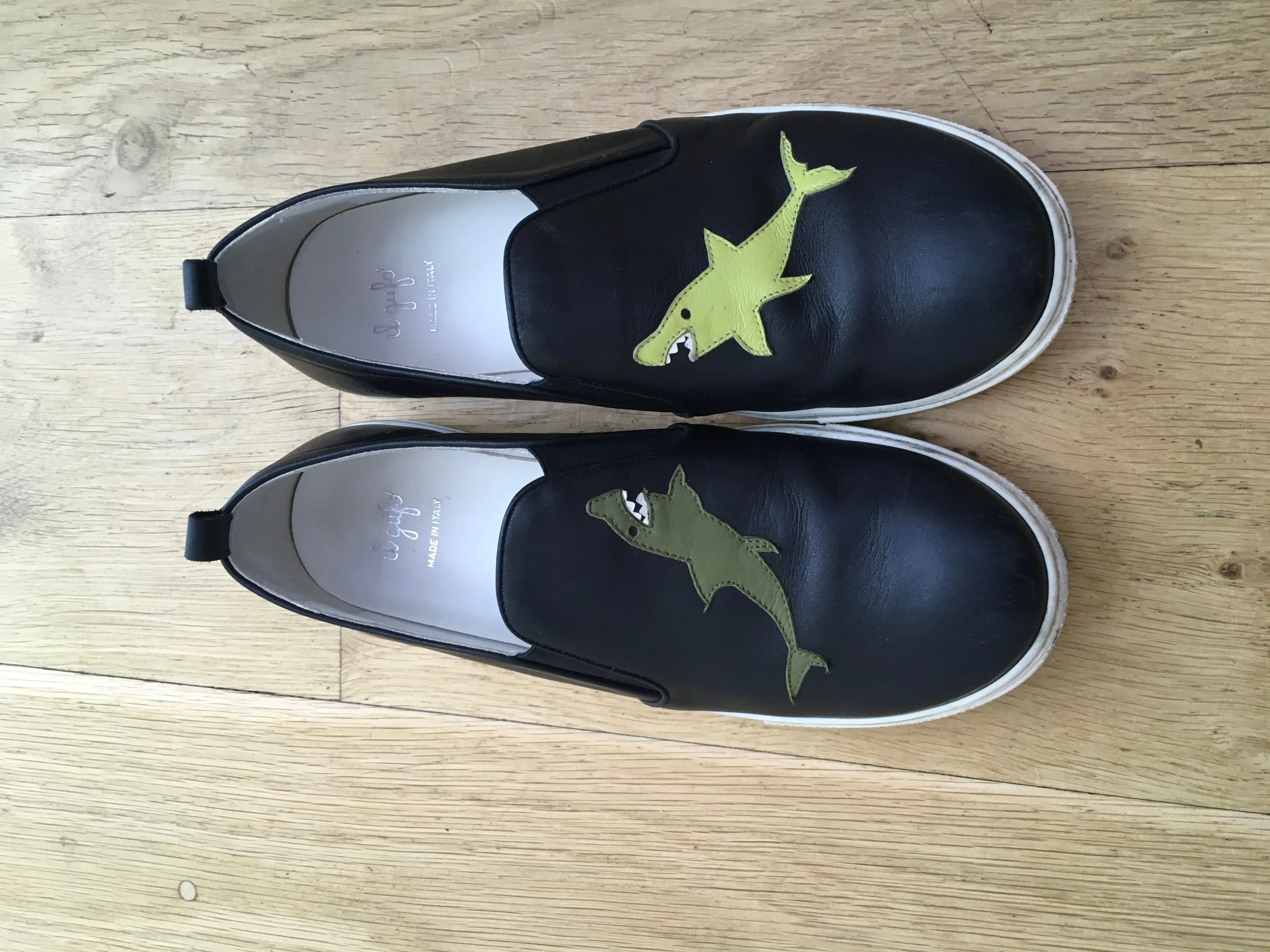 il gufo KIDS Boys Children Boys' Calfskin Leather Loafers Slip on Shoes 29 & 37 children