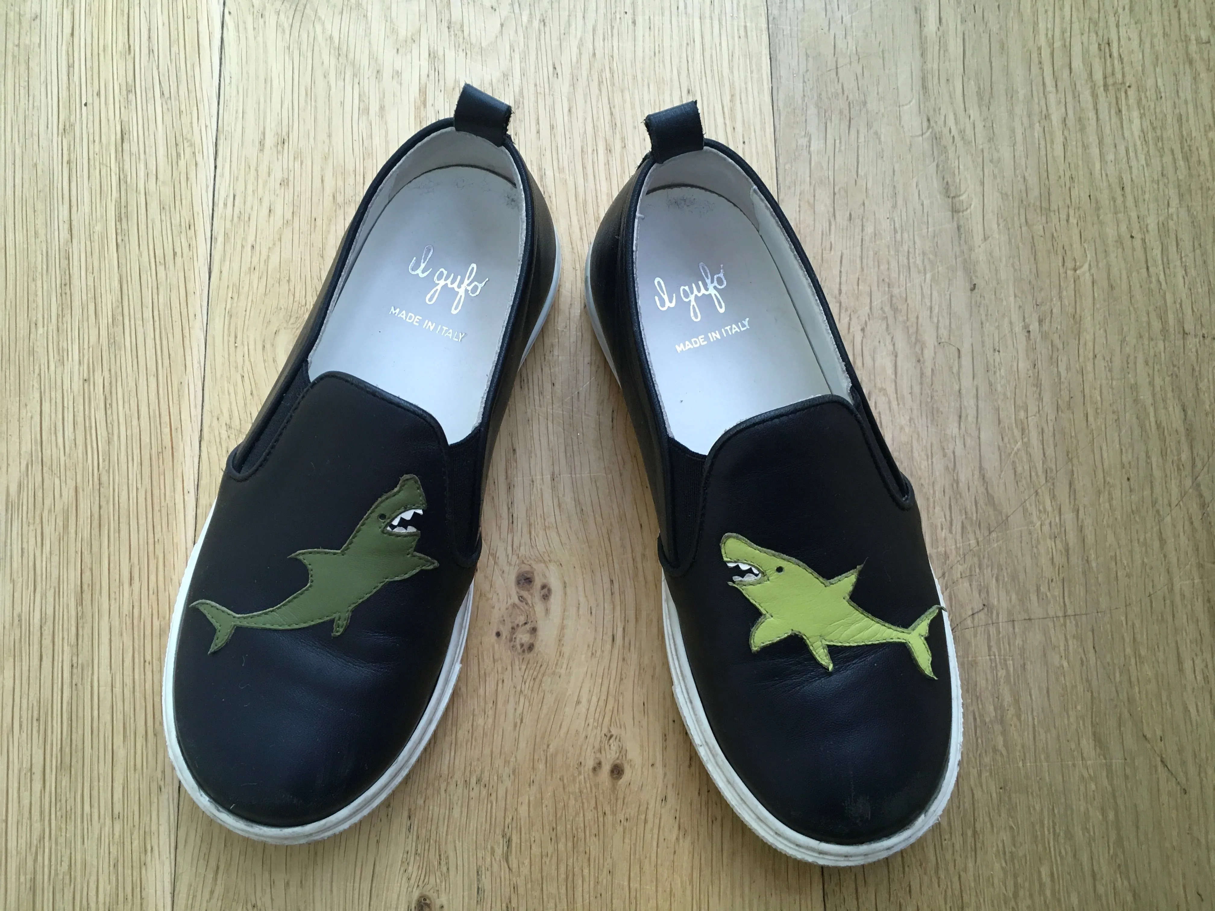 il gufo KIDS Boys Children Boys' Calfskin Leather Loafers Slip on Shoes 29 & 37 children