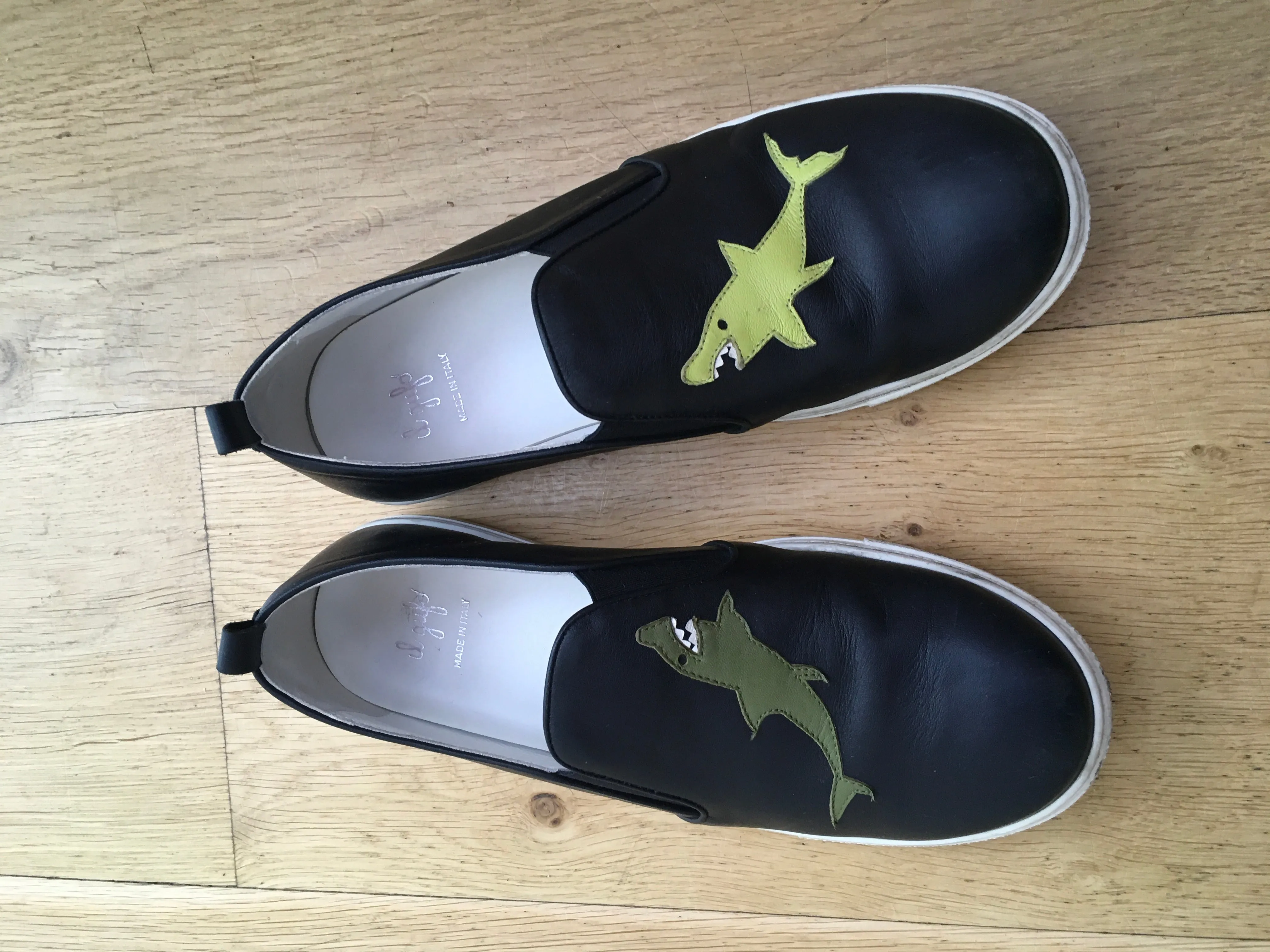il gufo KIDS Boys Children Boys' Calfskin Leather Loafers Slip on Shoes 29 & 37 children