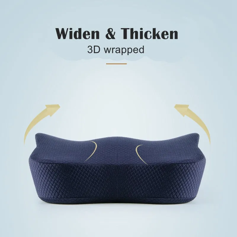 Memory Foam Lumbar Support Back Cushion Firm Pillow