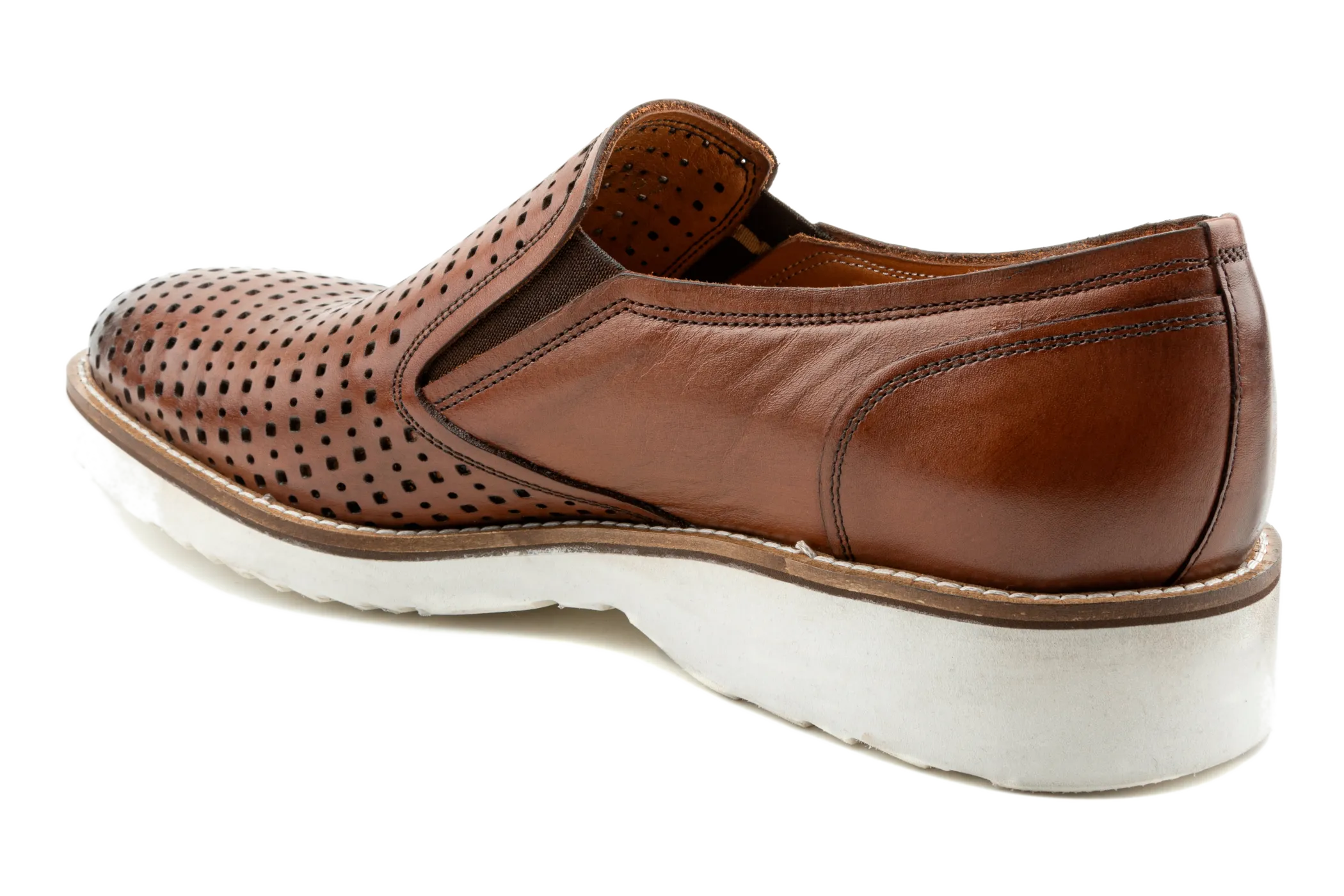 Mens Dress Sneakers, Leather Dress Sneakers Mens, Sneakers That Look Like Dress Shoes, Loafer Dress Shoe Sneaker Hybrid, Tan Dress Sneakers, Summer Perforated Leather Loafers: Tew by Debbano