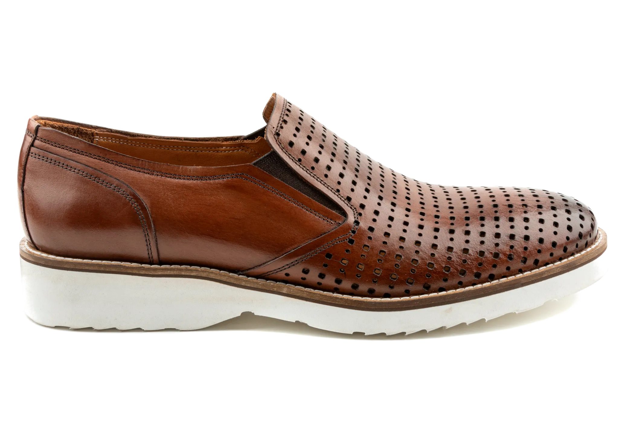 Mens Dress Sneakers, Leather Dress Sneakers Mens, Sneakers That Look Like Dress Shoes, Loafer Dress Shoe Sneaker Hybrid, Tan Dress Sneakers, Summer Perforated Leather Loafers: Tew by Debbano