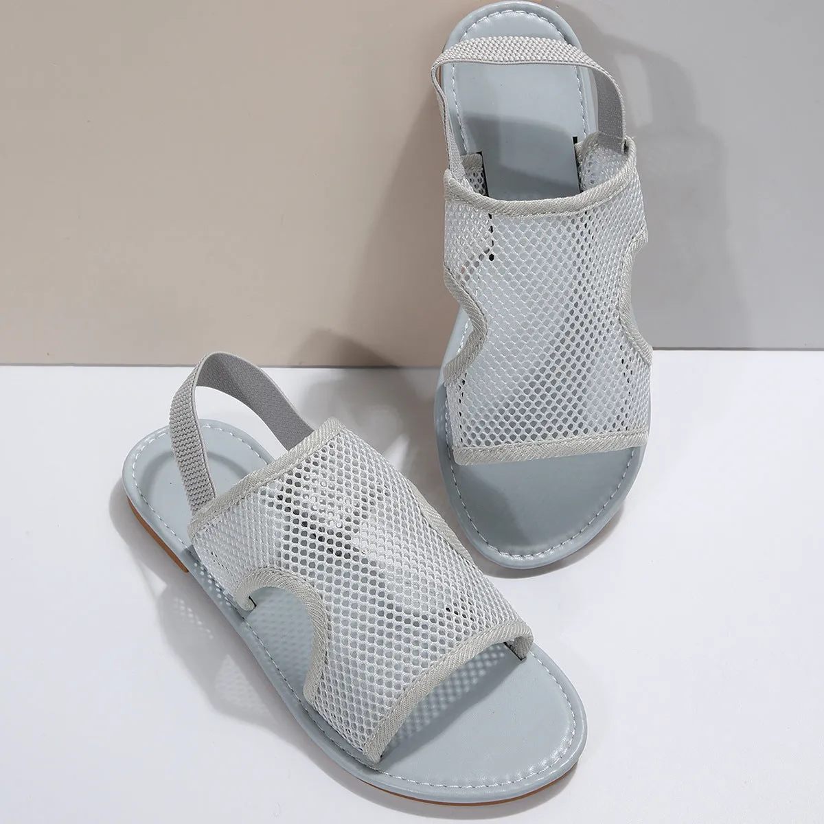 Mesh Sandals Summer Casual Breathable Flat Shoes For Women Men Beach Shoes