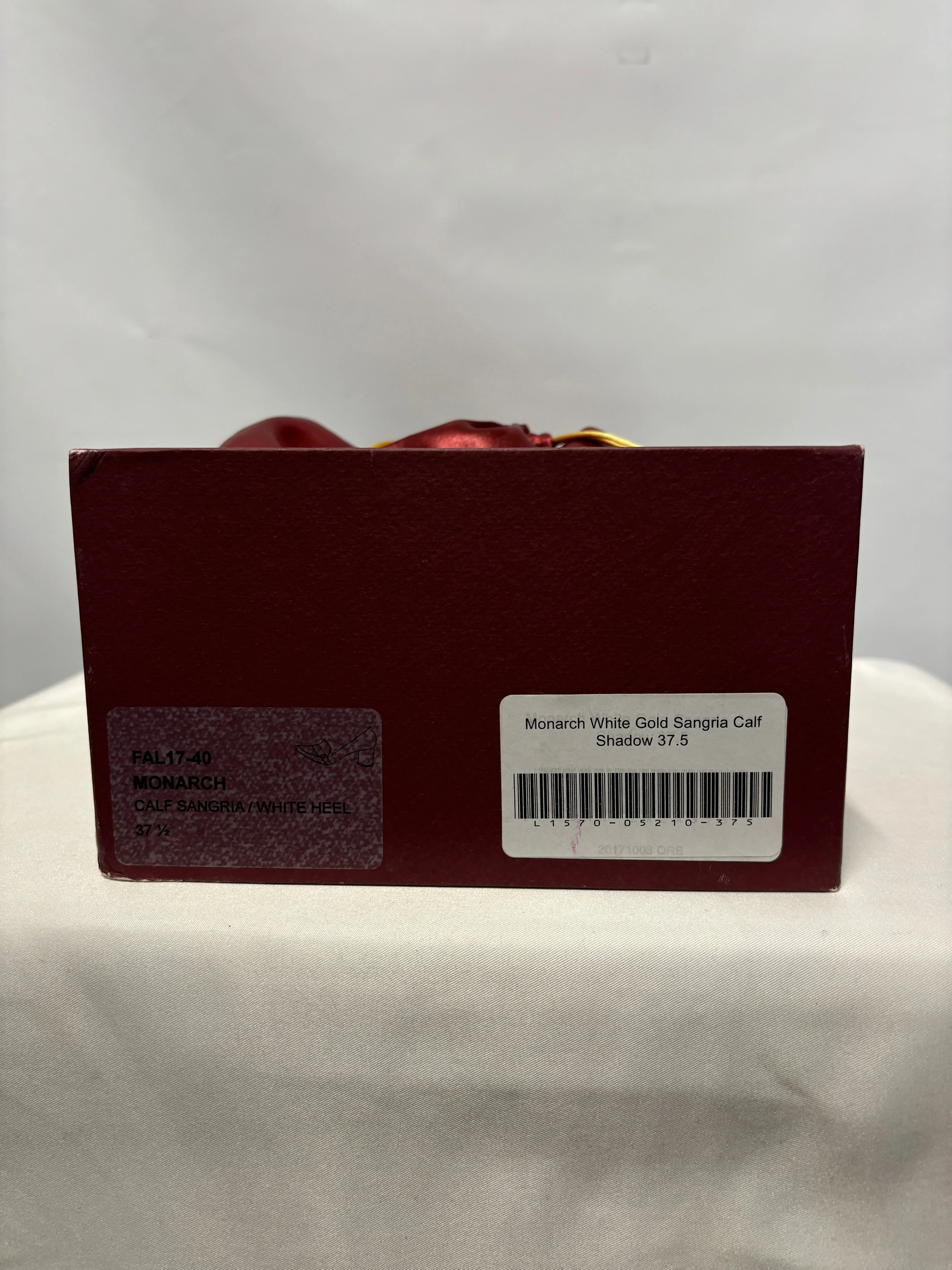 R. Sanderson Purple Sangria Monarch Calf Heels 4.5