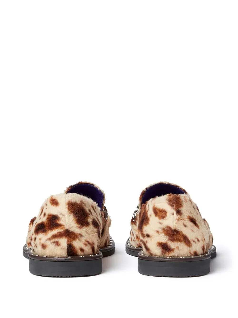 STELLA MCCARTNEY Falabella animal-print loafers