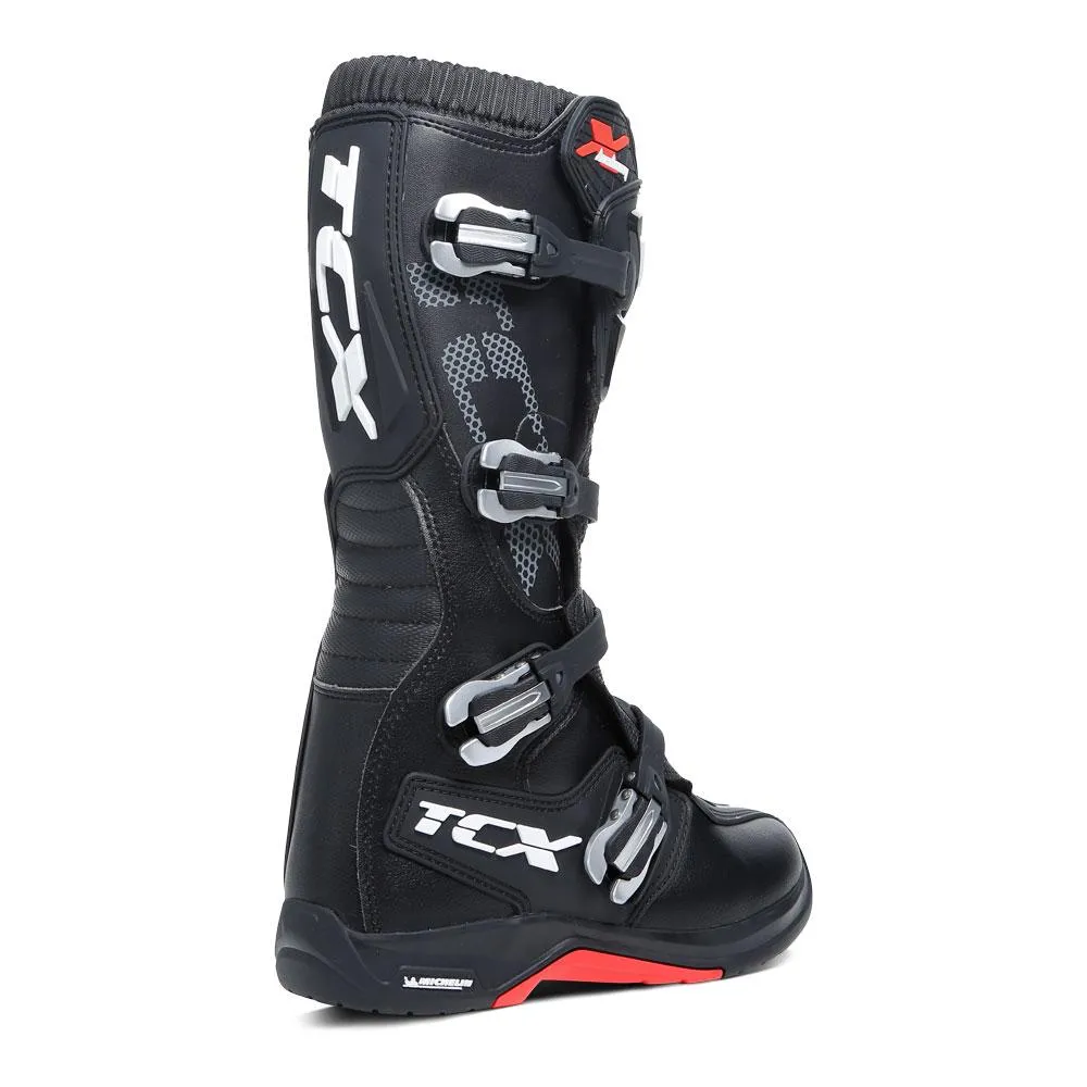 TCX X-HELIUM MICHELIN® MOTOCROSS BOOTS BLACK