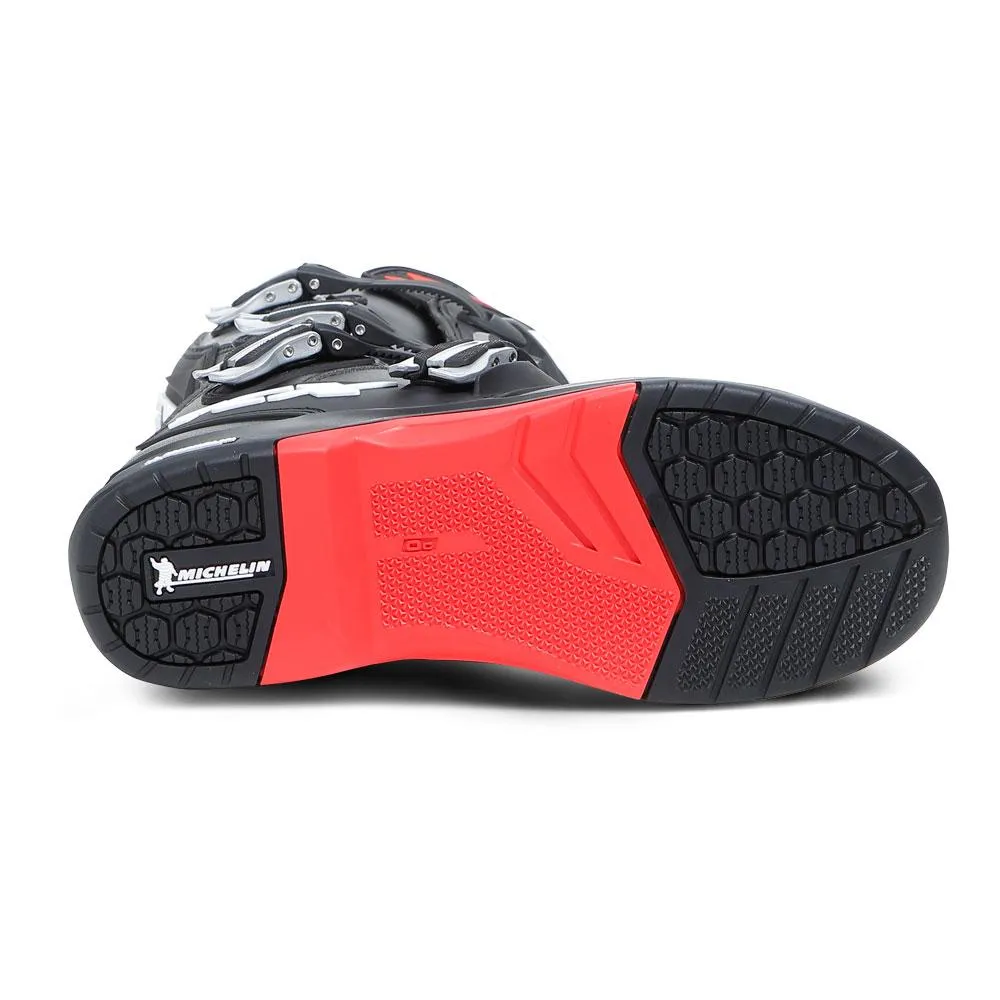 TCX X-HELIUM MICHELIN® MOTOCROSS BOOTS BLACK