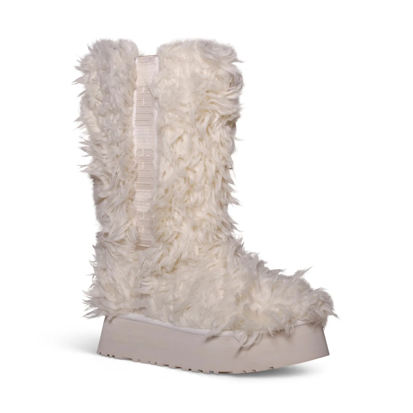 UGG Fluff Momma Sugar White Boots - Women's